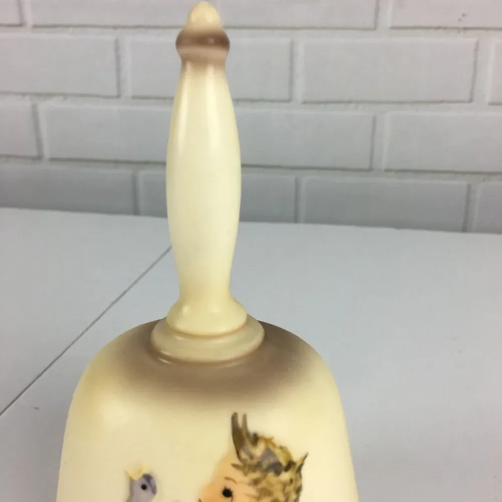 Vintage 1978 Hummel German Boy with Accordion Bell Made in West Germany